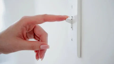 flip on or off as a switch