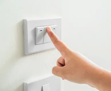 flip on or off as a switch