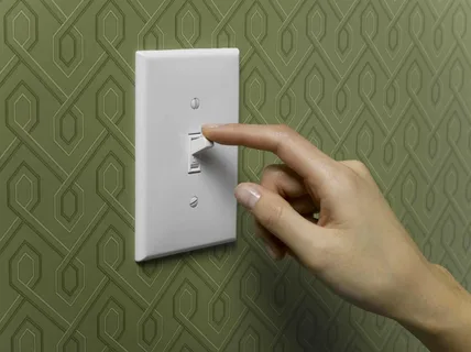 flip on or off as a switch